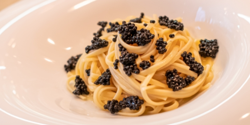 Linguine al caviale